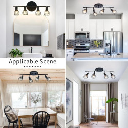 Lampe à Suspendre de Haute Qualité avec 4 Bougies, Design…