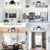 Lampe à Suspendre de Haute Qualité avec 4 Bougies, Design…