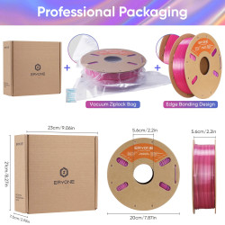 ERYONE Silk PLA Quadruple Color 1.75MM with Printing Service -…