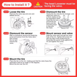 Sensore Universale TPMS in Gomma LTR-V Tire Pressure Magic Edition…