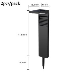 Solar Garden Lamp for Outdoors, Rechargeable Torch, LED Lighting for…