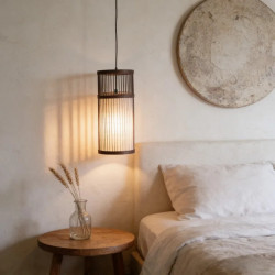 Modern Boho Woven Rattan Pendant Light