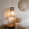 Lampara de Techo Moderna Boho de Vime