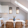 Modern Boho Woven Rattan Pendant Light