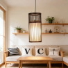 Lampada a Sospensione Moderna Boho in Vimini