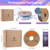 ERYONE Silk PLA Quadruple Filament 1.75MM with Printing Service -…