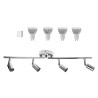 Faretto da Parete LED a 4 Luci Multidirezionali di Alta Qualità…