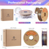 ERYONE Silk PLA Quadruple Color 1.75MM with Printing Service -…