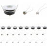 Joyinled Pack de 10 Porte-ampoules LED GU10 MR16 Étanches IP54