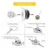 Joyinled Pack de 10 Porte-ampoules LED GU10 MR16 Étanches IP54