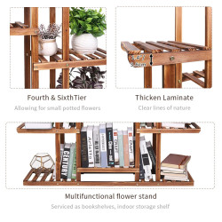 Wooden Plant Support for Heavy Use Outdoor Display