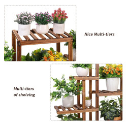 Wooden Plant Support for Heavy Use Outdoor Display