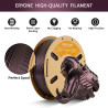 3D Printer Filament ERYONE Titanium Burned PLA, 1.75 mm Diameter, 5 kg