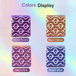 ERYONE Silk PLA Quadruple Color 1.75MM Filament with Printing…