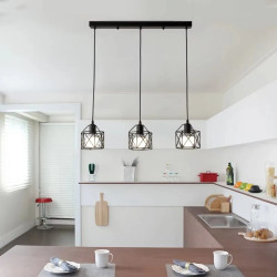 Lampada da soffitto in metallo nordico