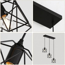 Lampada da soffitto in metallo nordico