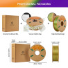 ERYONE Tricolour Silk PLA Filament 1.75MM with Printing Service -…