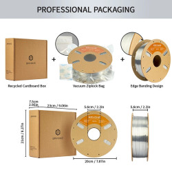 ERYONE Seide PLA-Faden in Farbe 1,75 mm mit Stampage-Service -…