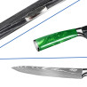Professional 7.5-Inch Japanese Chef's Knife, Western Style, Meat and…