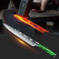 Professional 7.5-Inch Japanese Chef's Knife, Western Style, Meat and…