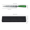 Professional 7.5-Inch Japanese Chef's Knife, Western Style, Meat and…