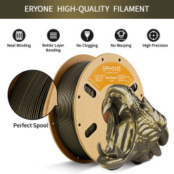 3D Printer Filament ERYONE Burned Titanium PLA, 1.75 mm Diameter, 5 kg