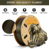 3D Printer Filament ERYONE Burned Titanium PLA, 1.75 mm Diameter, 5 kg