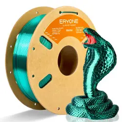 ERYONE Silk PLA Colored Filament 1.75MM with Printing Service -…