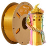 ERYONE Tricolor Silk Filament 1.75MM with Printing Service -…