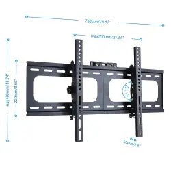 Wandmontage-Neigungständer für flache TV-Bildschirme