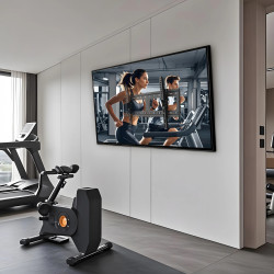Soporte de pared inclinado para televisores de pantalla plana