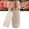 Set of 6 Stainless Steel Kitchen Knives with Universal Basket