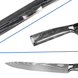 5-Inch Ultra Sharp Carbon Steel Stainless Steel Multi-Purpose Knife…