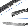 5-Inch Ultra Sharp Carbon Steel Stainless Steel Multi-Purpose Knife…