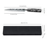 5-Inch Ultra Sharp Carbon Steel Stainless Steel Multi-Purpose Knife…