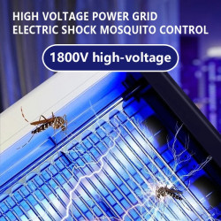60W LED-Lampe Elektroschocker Insektenvernichter Insektenschutz…