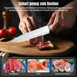 Steel Bread Cutting Knife Set Sharp and Durable