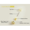 Switch Akko Cream Yellow V3 Pro Pre-lubricated, 5 Pin, Hot Swap, 45…