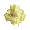Switch Akko Cream Yellow V3 Pro Pre-lubricated, 5 Pin, Hot Swap, 45…