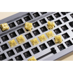Switch Akko Cream Yellow V3 Pro Pre-lubricated, 5 Pin, Hot Swap, 45…