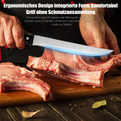 Set di coltelli da chef in acciaio inossidabile 2 cr13 da 15 pezzi…
