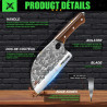 Forged Hand-Made Butcher Knife for Deboning Pigs, Cows and Sheep…