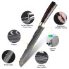 Cuchillo para Pan de Cocina con Lama Seghete de Acero Inoxidable…